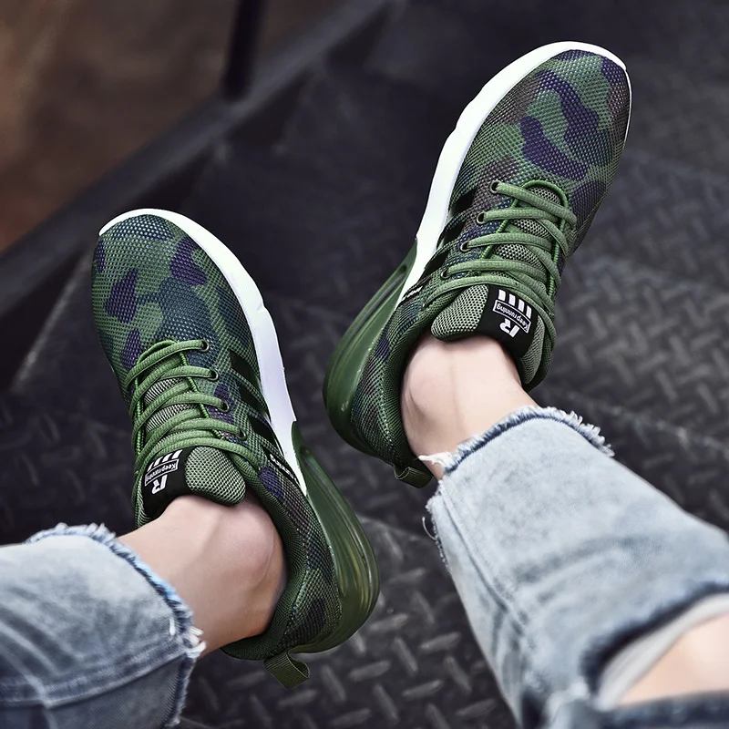 KLYWOO Air Mesh Sneakers for Men Casual Shoes Breathable Light Trainers Black | Обувь