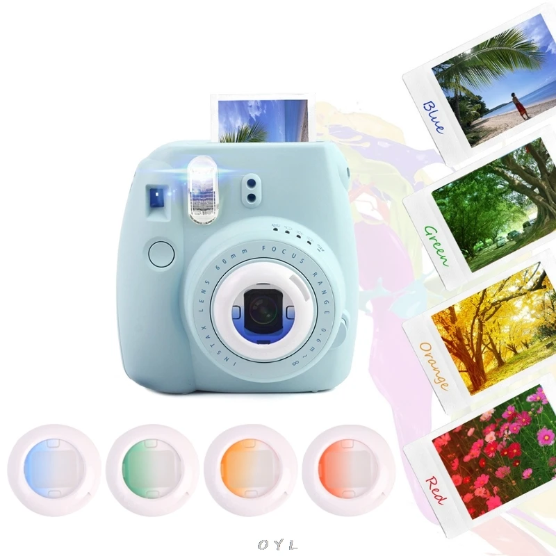 Комплект фильтров для объектива Fujifilm Instax Mini градиентный цветной камеры |