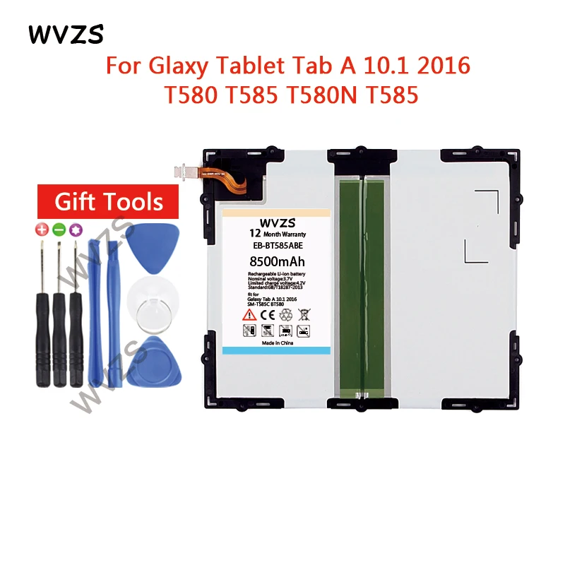 Wvzs 8500 мАч батарея EB-BT585ABE для samsung Galaxy Tab A 10 1 2016 T585C BT580 | Мобильные телефоны и