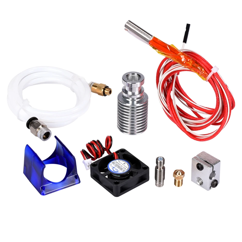 3D Принтер V6 J head Hotend Bowden экструдер с вентилятором 1 75 мм 3 0 филаментный 4 сопло +