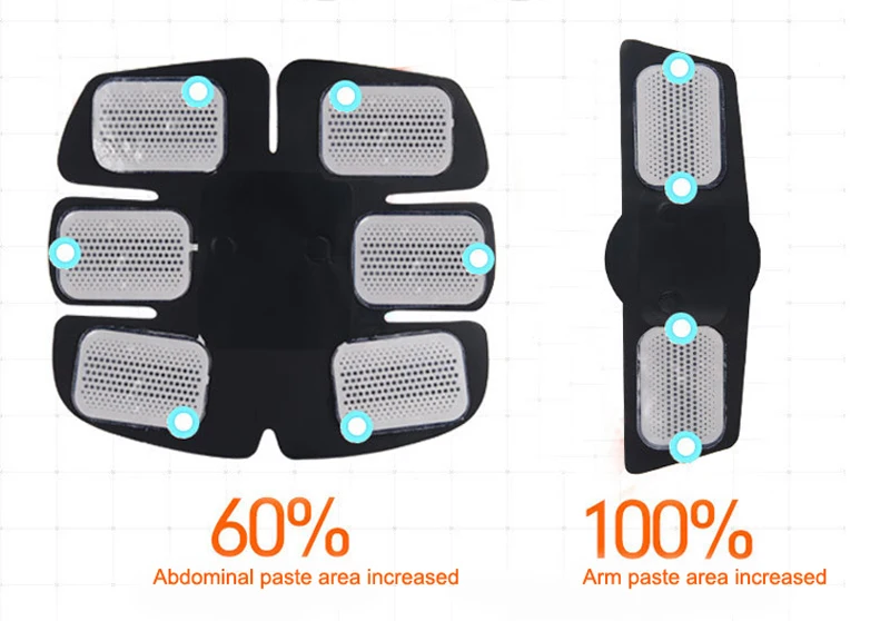 Wireless Muscle Stimulator Smart Fitness Abdominal Training Device Electric Weight Loss Stickers Body Slimming Belt Unisex