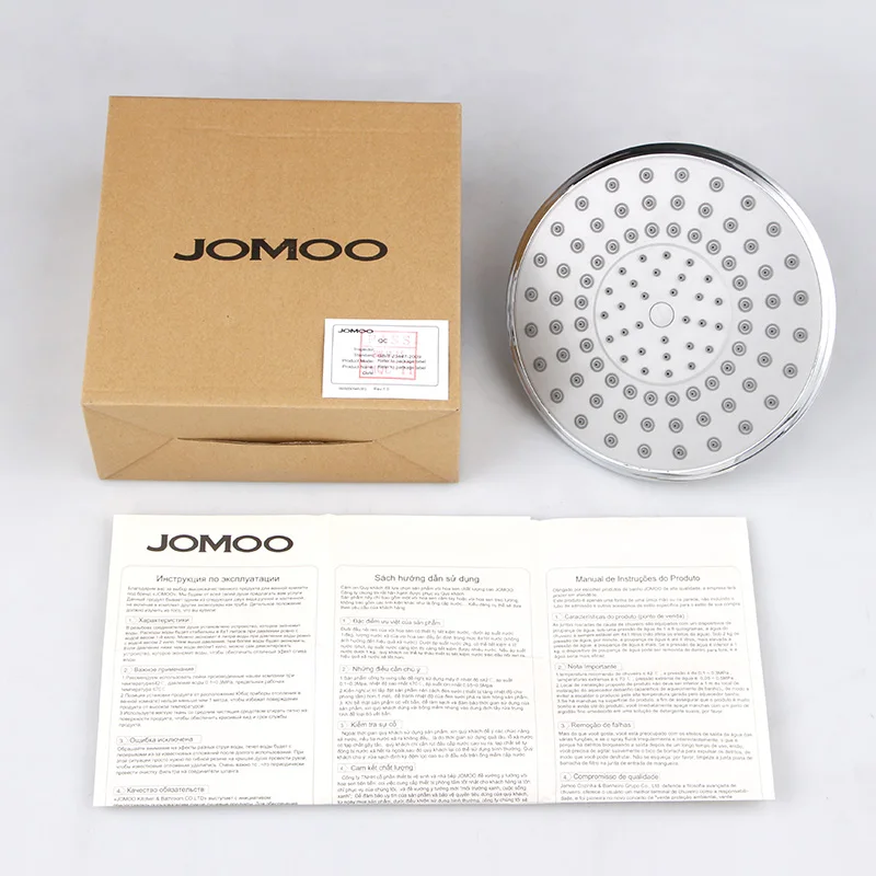 JOMOO 8 дюймов дождевая душевая головка ABS пластик хром дождь роскошный ванная ванна душ над головкой душ опрыскиватель Одна Головка
