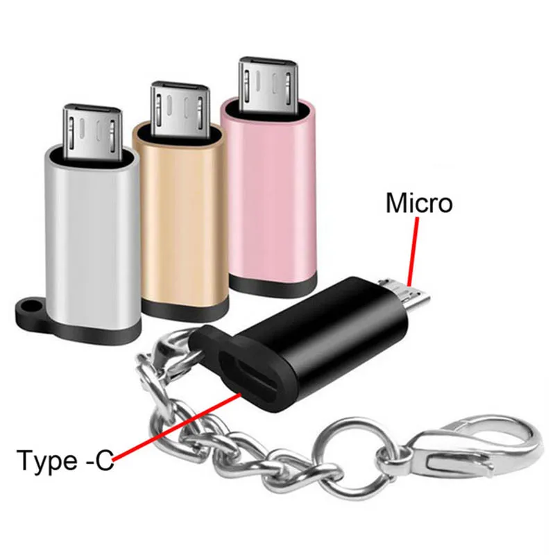 Тип c к Micro USB адаптер Android телефон кабель зарядное устройство конвертер для Xiaomi Mi6