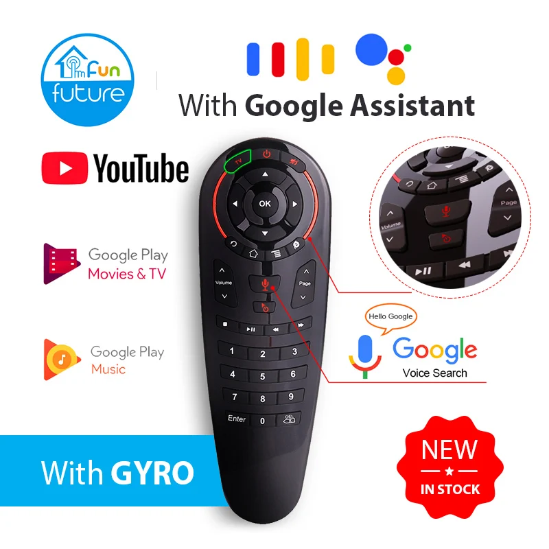 Пульт дистанционного управления G30 air mouse 2 4 ГГц с микрофоном | Электроника