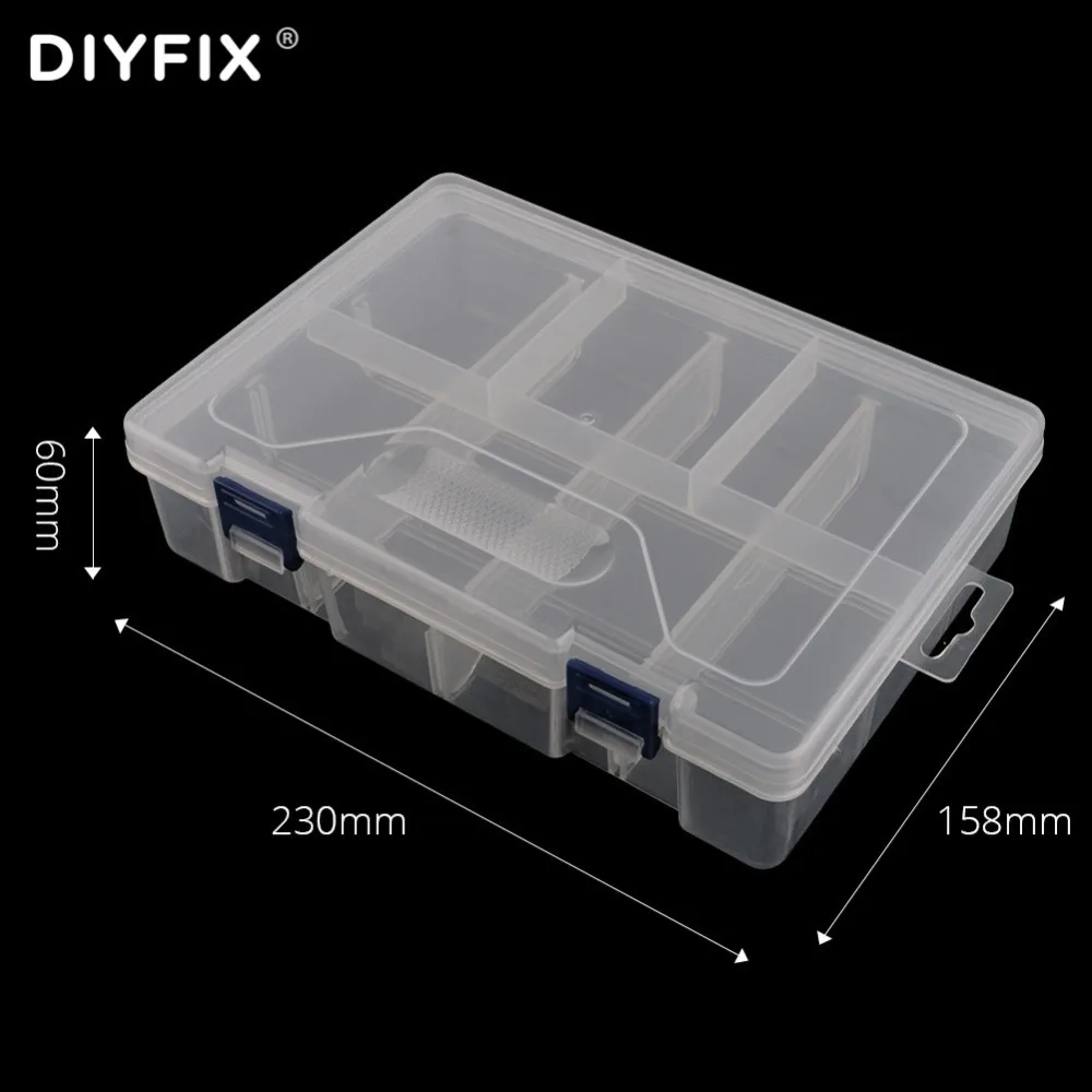 DIYFIX портативный ящик для хранения ювелирных инструментов контейнер электронных