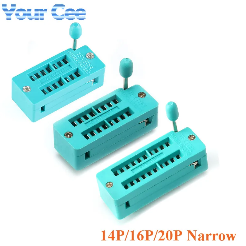 2 шт. IC розетки Блокировка сиденья тест Универсальная Тестовая розетка узкий