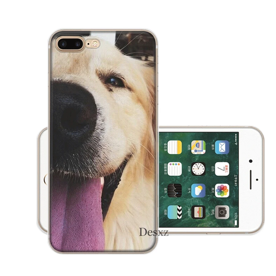 Чехол для мобильного телефона с изображением собаки золотого ретривера iPhone 7 8 6 6s