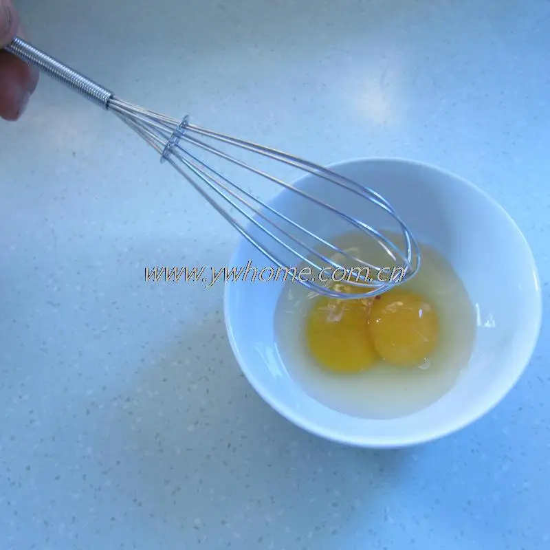 Горячая Распродажа спиральный венчик для взбития яиц кухонный миксер из