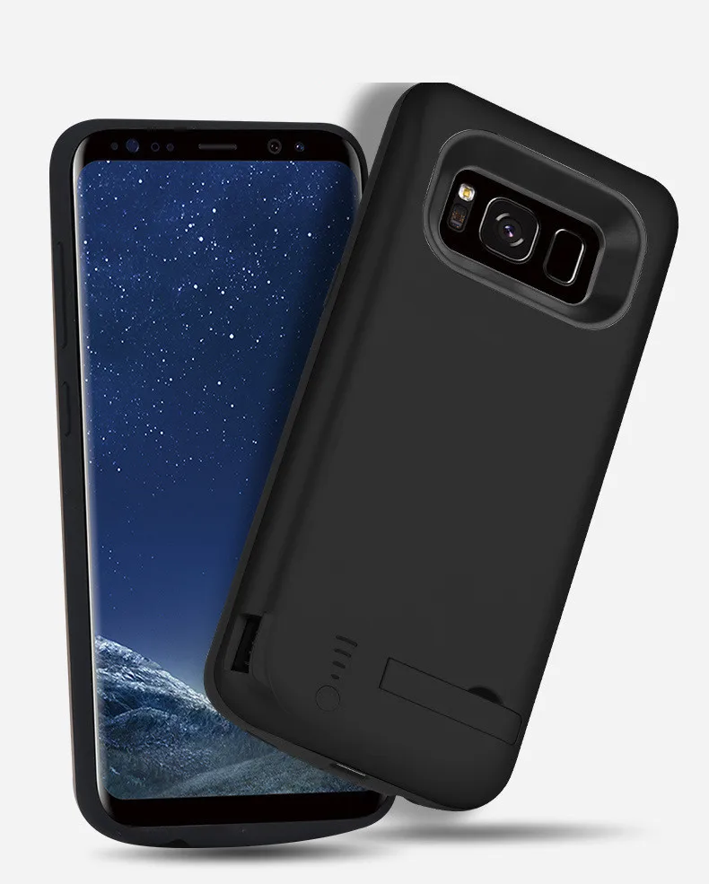 Тонкий ударопрочный чехол с аккумулятором 6500 мАч для Samsung Galaxy S8 S9 Plus Note 8 Внешний