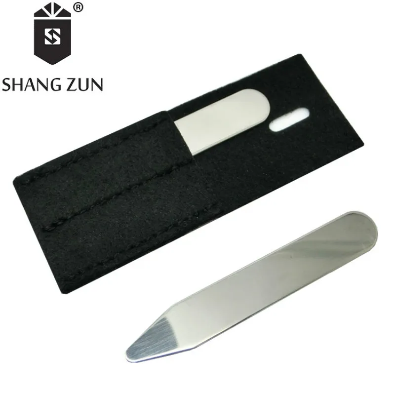 SHANG ZUN 2 шт. воротник из нержавеющей стали жесткие прокладки для формальных