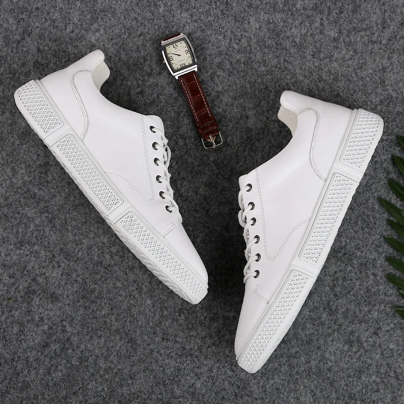 DENGKELAI Shoes Men Leather Comforable Shoe Winter Footwear Suede Luxury Brand Sneakers | Обувь