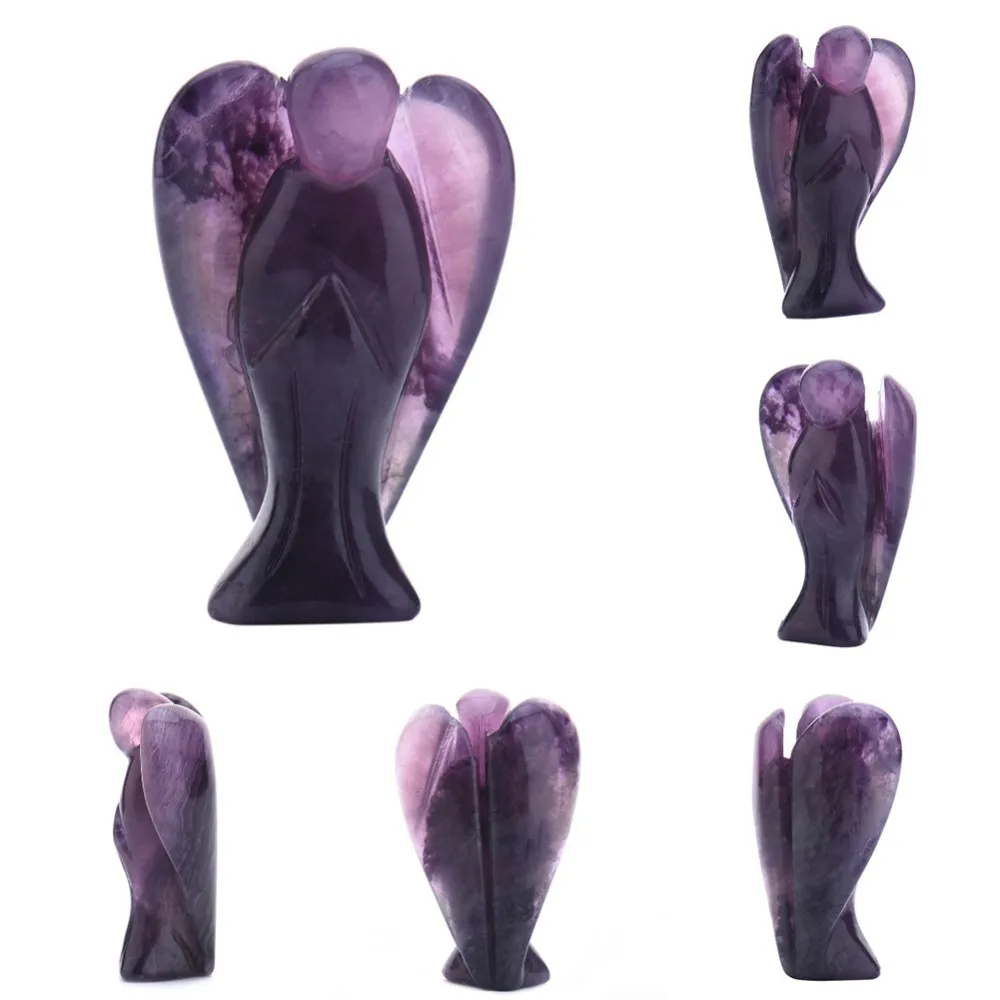 Новое поступление 1 5 дюймов украшение с кристаллом ангела золотой песчаник