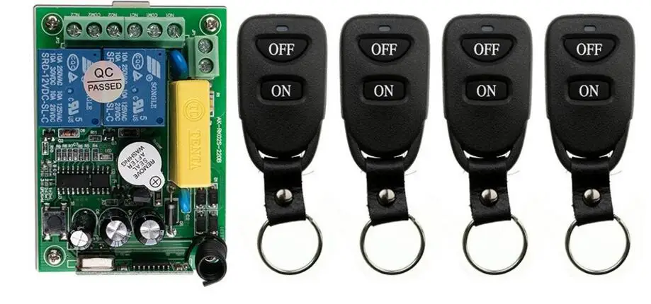 Новый модуль радиоприемника переменного тока 220 В 2 канала 10 А с релейным выходом