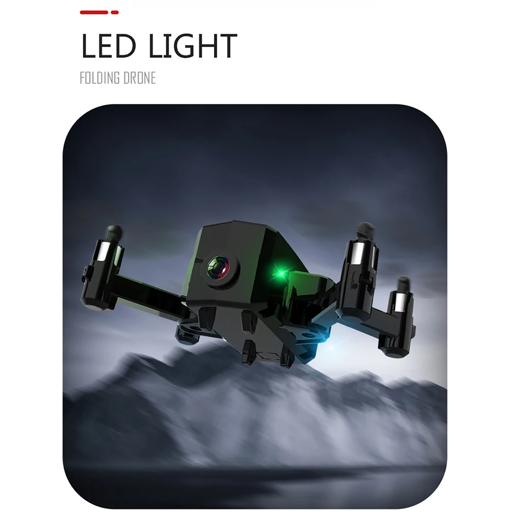 L102 480P 720P Мини Радиоуправляемый Дрон с камерой Wi-Fi FPV складной высота удержания Квадрокоптер Радиоуправляемый вертолет игрушки VS IN1601