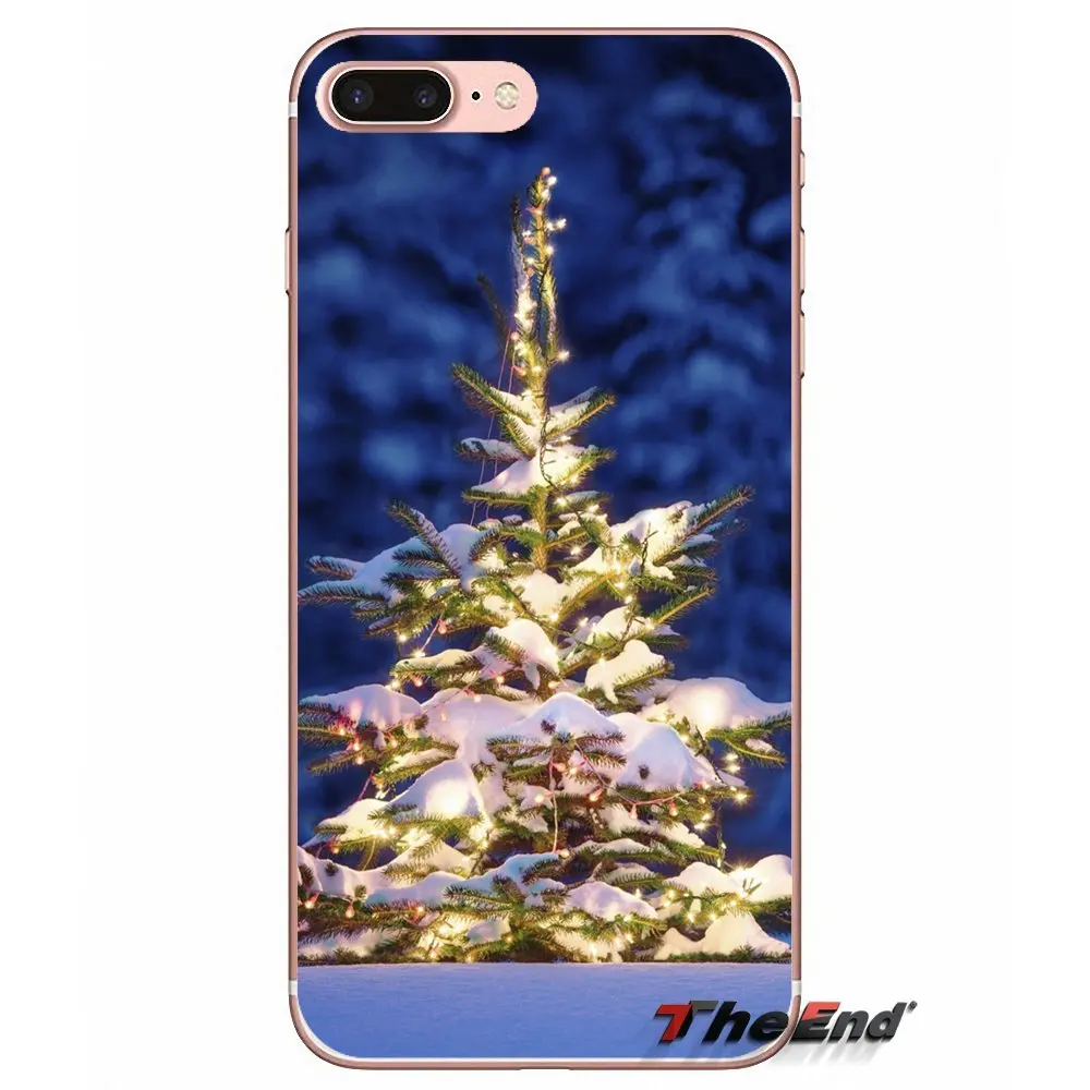 Для Sony Xperia Z Z1 Z2 Z3 Z5 compact M2 M4 M5 E3 T3 XA Aqua LG G4 G5 G3 G2 Mini Capa аксессуары чехол Рождественская