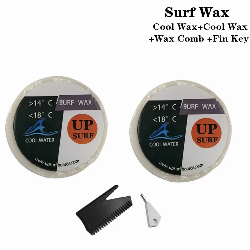 

Surfboard Warm/Cool/Tropical Water Wax 2 per set +Wax Comb Surfing SUP