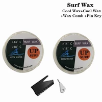 surfboard warmcooltropical water wax 2 per set wax comb surfing sup