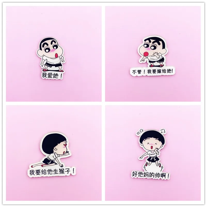 Классические Мультяшные значки для маленьких мальчиков акриловая булавка брошь