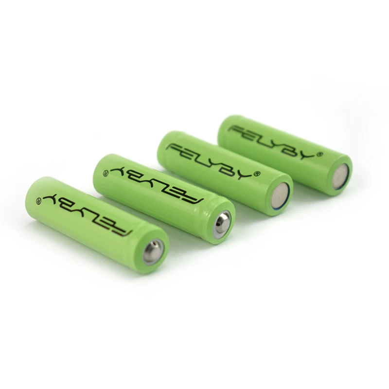 FELYBY 6 шт 14500 литий ионная аккумуляторная батарея AA 1000 mAh включает зарядное