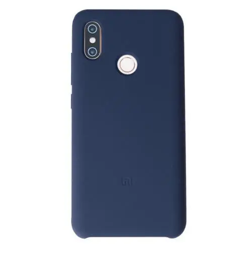Синий Xiaomi mi X 2S Чехол M8 mi 8 Global чехол Натуральная силиконовая жидкая Резина+ мягкое волокно mi 8 mi 8 SE задняя крышка - Цвет: Синий