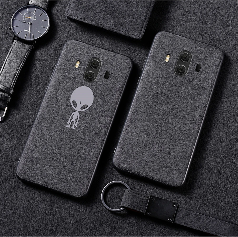 Замши с подкладкой из меха чехол для huawei P20 Lite P10 P30 Pro Коврики 20 30 10 Pro Honor 8X9 10 V9 V10 Nova 5 4 2S 3 3i кожаный телефон килифи