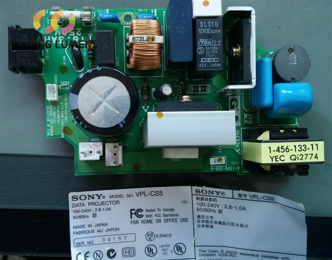 

Основной блок питания проектора 1-685-156-11 1-685-156-21, подходит для SONY VPL-CS5 CX5