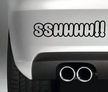 Для SSHHHH! SHUSH ER CAR VAN 4X4 виниловая наклейка на окна | Автомобили и мотоциклы
