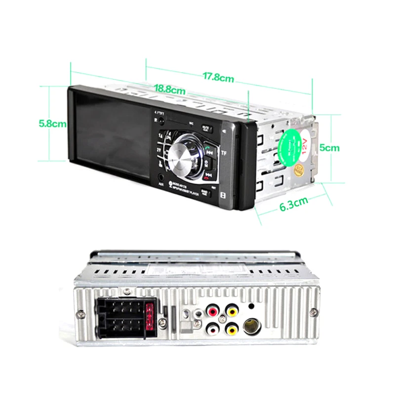Автомагнитола Hikity 4012B 1 Din 12 В автомобильная аудиосистема стерео мультимедийный