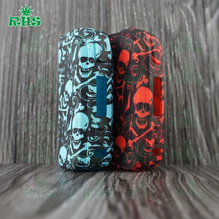 Череп и камуфляж дизайн YiHi SX мини M класс силиконовый чехол для mini ML 75 ватт мод TC