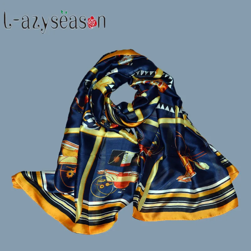 2018 модная бандана великолепные шелковые шарфы роскошный женский брендовый шарф