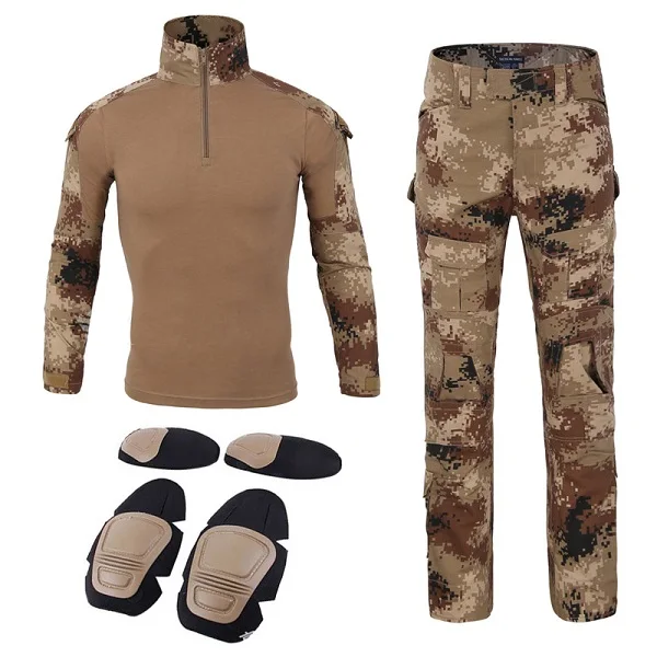 Photo Color4 Американская военная Униформа tatico tacticalarmy боевая рубашка мультикам militar tactico camisas Военная Мужская одежда - Цвет: Photo Color4