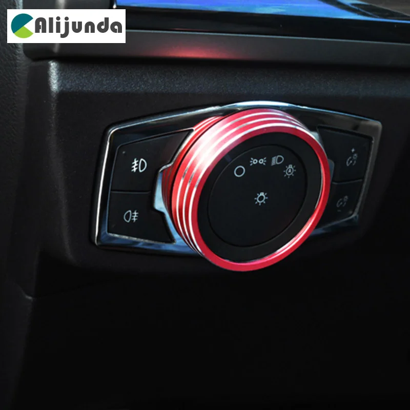 Украшение для кнопки фары Alijunda подходит Ford Focus 3 MK3 ST RS WALKER Escape Kuga Mondeo|kuga|kuga fordkuga