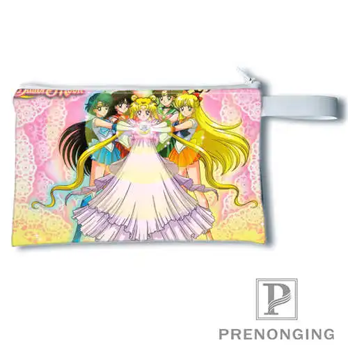 Custom Sailor_Moon Кошелек для монет с принтом кошелек на молнии Zero сумочки телефона