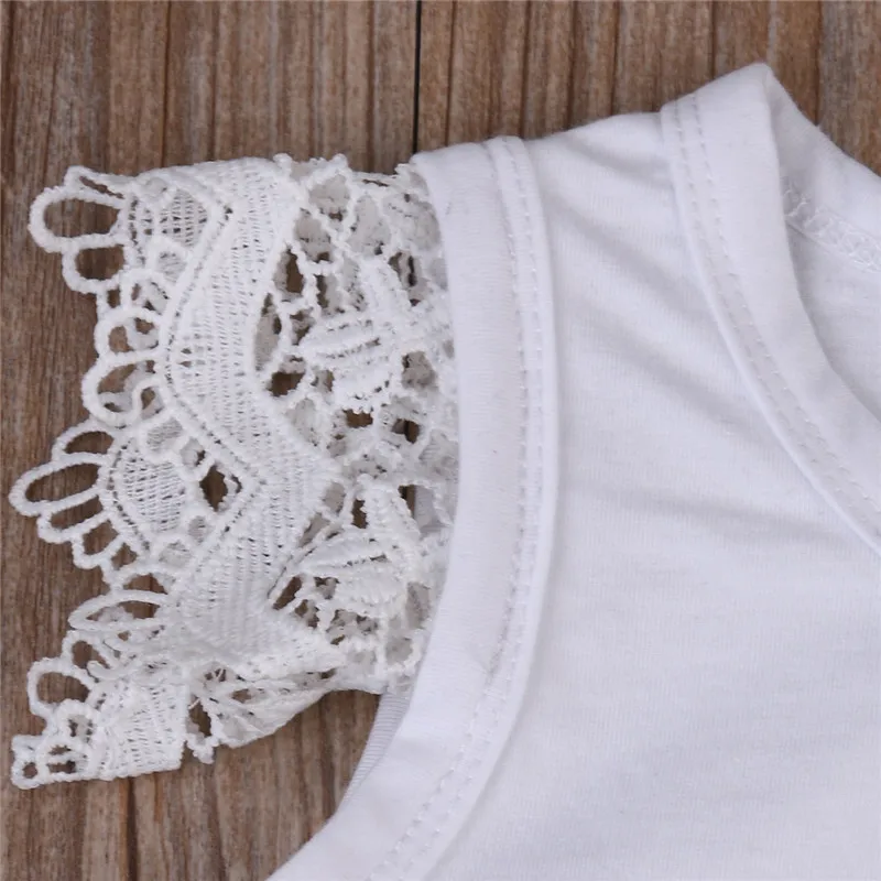 Одежда для маленьких девочек футболка топы + штаны/шорты/юбка комплект из 2