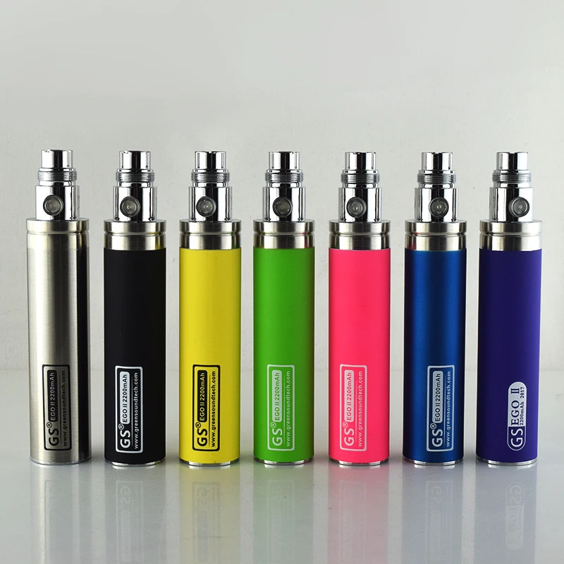 10 шт./лот GS EGo II 2200 мАч 3200 vape батарея электронные сигареты обновленная EGO I Week для 510