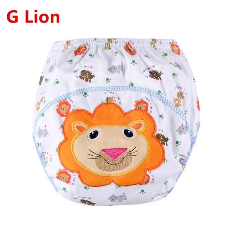 G Lion 30 шт Многоразовые Детские тренировочные штаны для горшка водонепроницаемое нижнее белье детские трусики - Цвет: G Lion