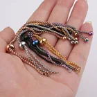 Регулируемая цепочка из нержавеющей стали, 12 шт.лот, 1,8 мм