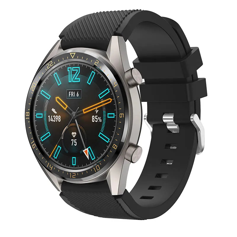 Фото Силиконовый ремешок 22 мм для Samsung Galaxy Watch 46 мм/Gear S3 Frontier/Huawei Watch GT GT2 46 мм/Amazfit GTR 47 мм №2