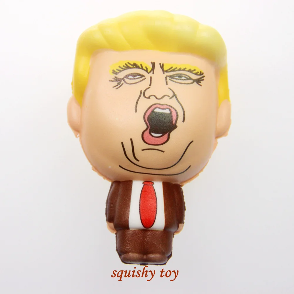 1 шт. мягкое Медленное Поднятие игрушки Дональд Трамп форма PU пена антистресс