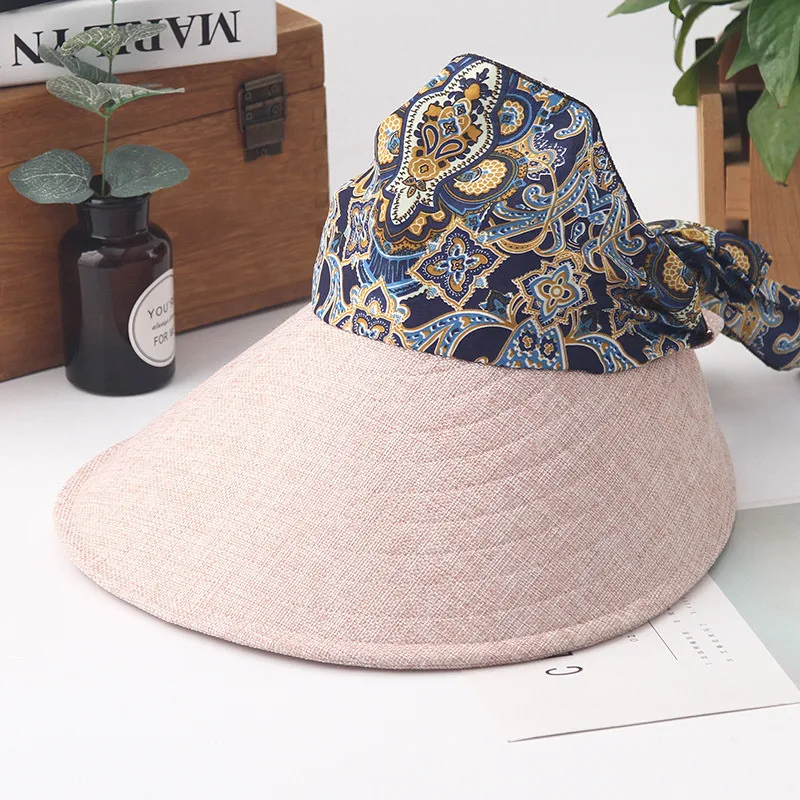 light pink Новинка, летняя мода, корейский стиль, большой козырек, кепки, подходящие по цвету, пляжная шляпа от солнца для женщин - Цвет: light pink