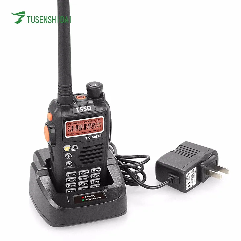 Фирменная Новинка Одежда высшего качества 5 Вт Dual Band Дисплей TSSD TS-M618 Ham двухстороннее радио приемопередатчик