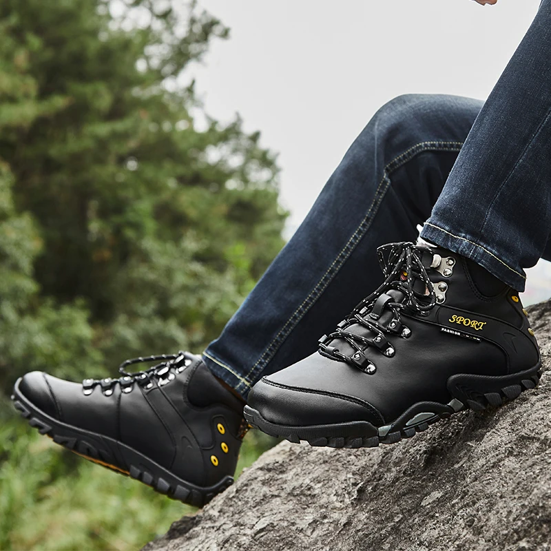 New Hot Style Men Hiking Shoes Winter Outdoor Walking Jogging Mountain Sport Boots Climbing Sneakers Free Shipping | Спорт и