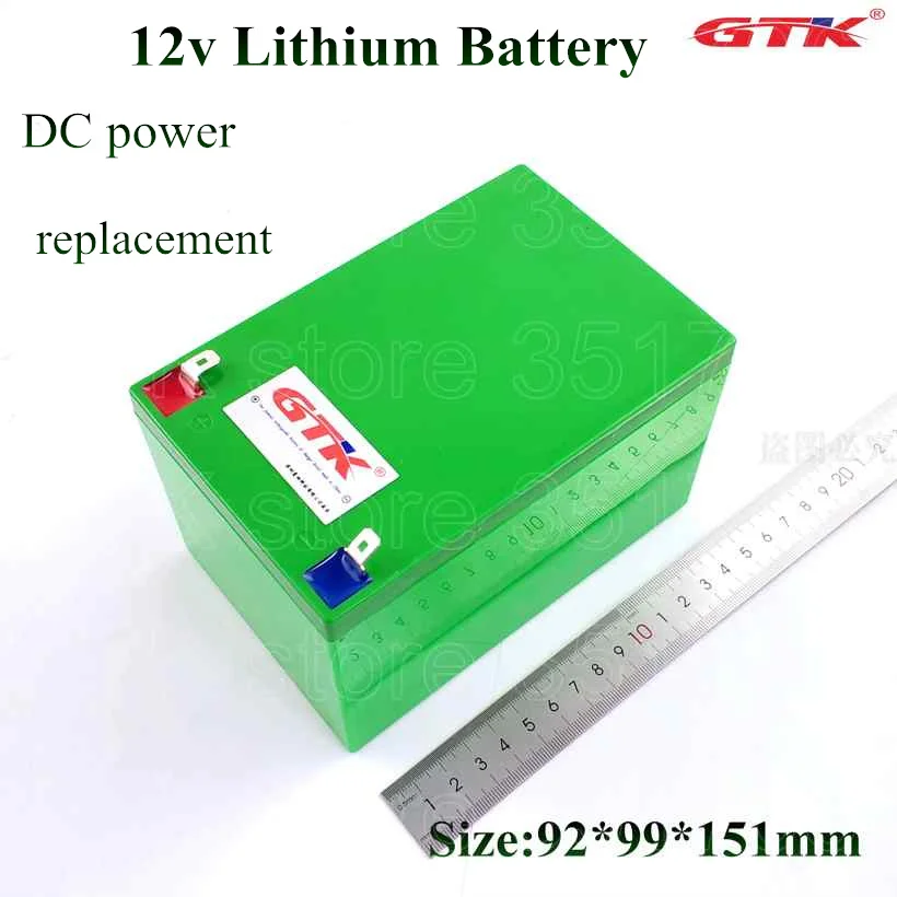 12V комплект литий-ионный батарей 20AH с зарядным устройством для тележка гольфа 12v
