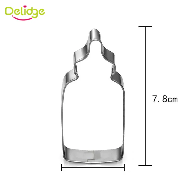 Delidge 3D милая детская серия нержавеющая сталь резак для печенья одежда бутылочка