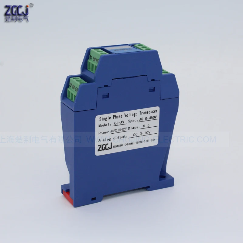

New type mini AC voltage transmitter 4-20mA DC, 0-20mA,0-5V,0-10V transmitter input AC 100V,150V,200V ,0-450V volt transmitter