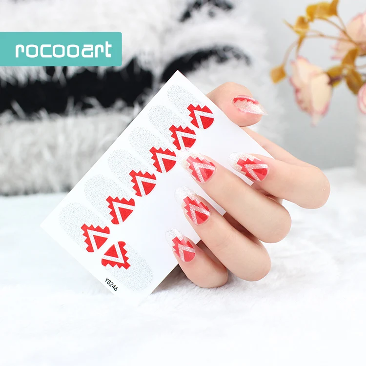Наклейка для дизайна ногтей женская французский стиль|nail decals|nail art stickersadhesive nail |