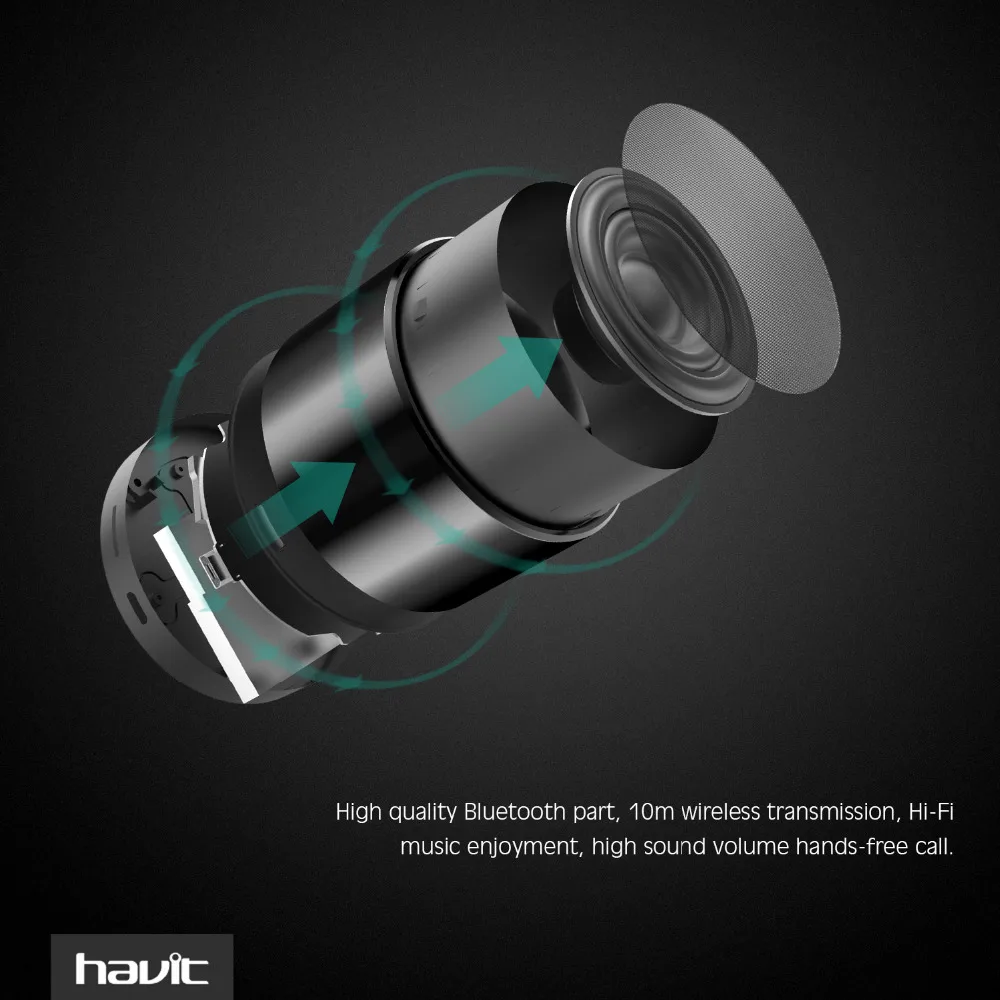 Havit Bluetooth Динамик Беспроводной мини настольный Lautsprecher Портативный супер бас