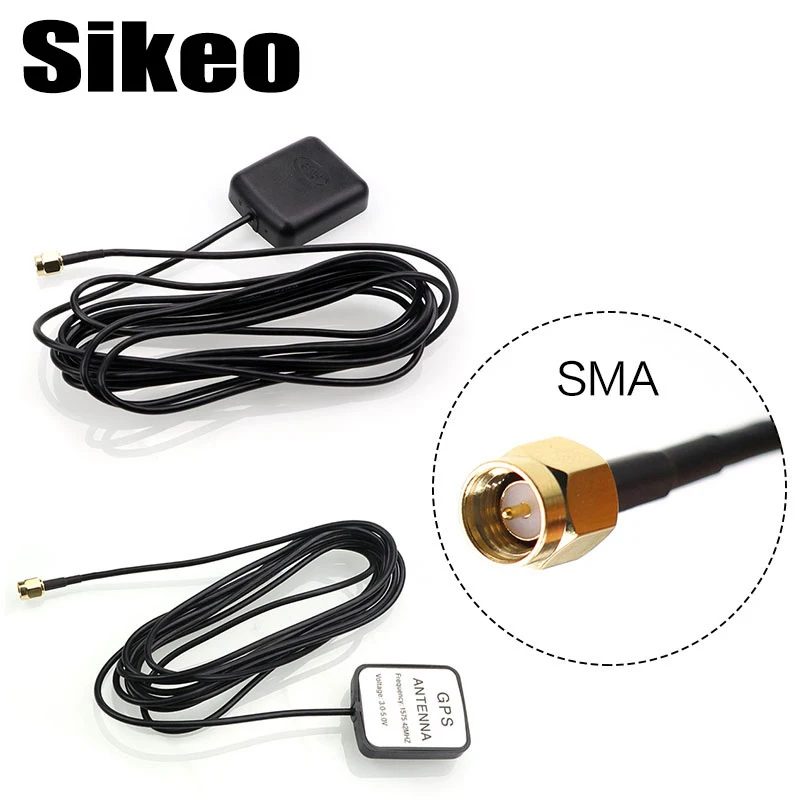 Anbes Strengthen Signal GPS Receiver Antenna SMA Conector 3 Meters 1575.42MHz Motorcycle Auto Accessories | Автомобили и