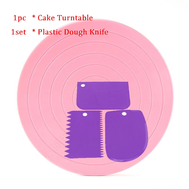 1pccuter 14 см DIY вращающийся стол для торта вращающаяся подставка для украшения торта платформа для торта Кондитерские инструменты для украшения торта печенья украшения для печенья - Цвет: 1pccuter