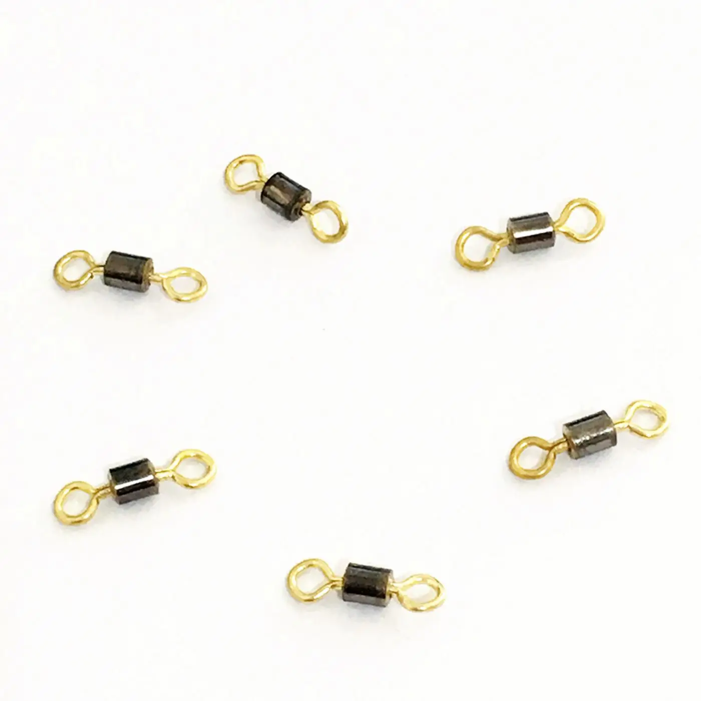 100 шт./лот оплетка без узлов соединители рыболовная леска Вертлюг Рыболовная